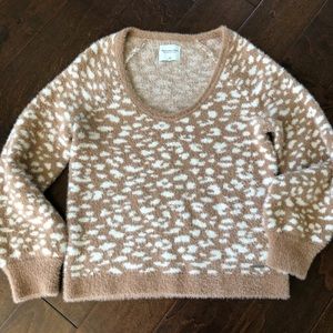 Abercrombie animal print sweater